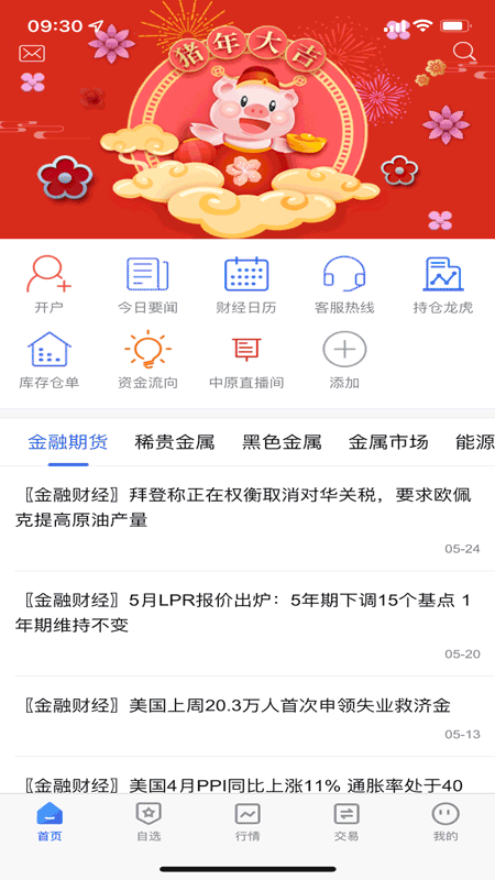 中原期货中原红